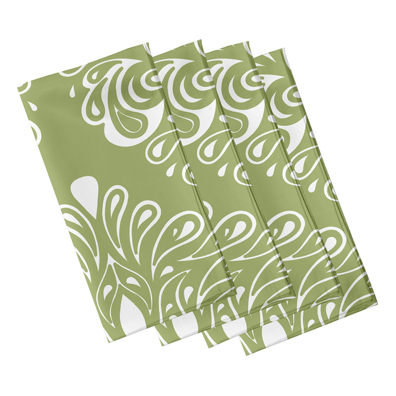 Ensemble de serviettes 4 pièces Selina, Vert
