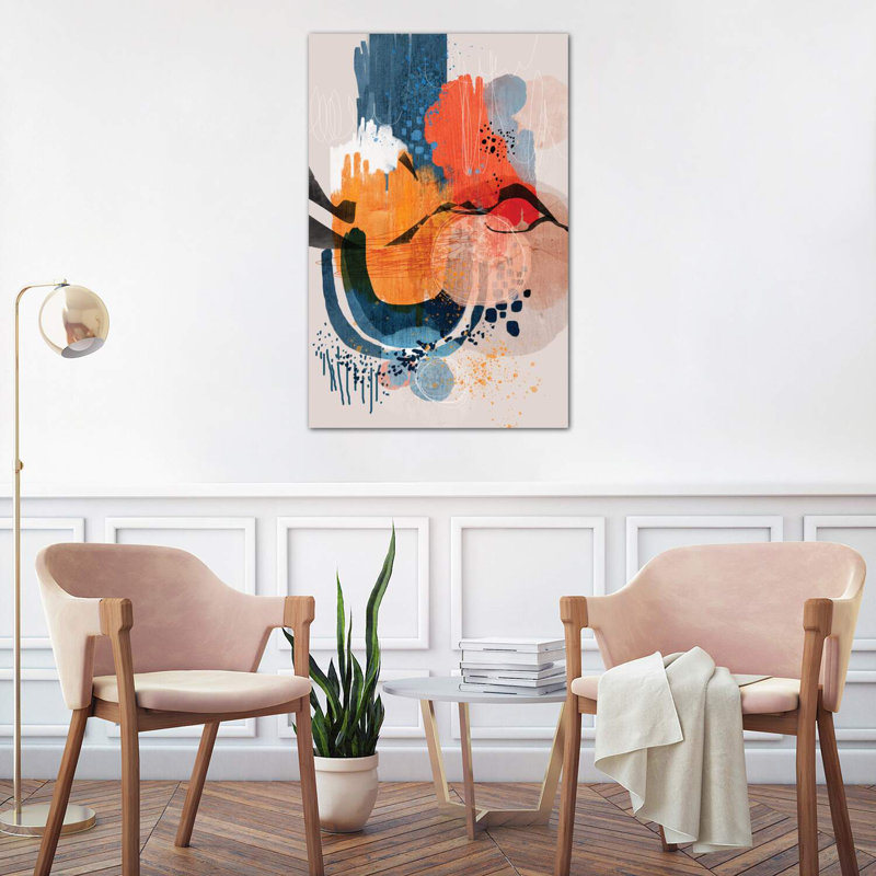 Wave 1 Piece Wrapped Canvas Wall Art, 101.6 cm H x 66.04 cm W x 3.175 cm D