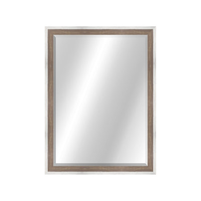 Country Colors II Solid Wood Frame Rectangle Mirror