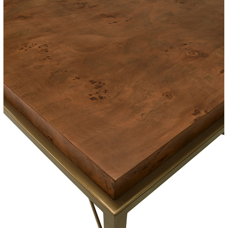 Hardwick Solid Wood Coffee Table, Brown