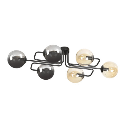 Cadesia Glass Semi Flush Mount