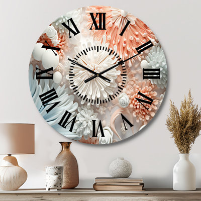 Colourful Coral Reef Heaven IV - Coastal Black Face Wall Clock