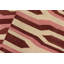 Tapis beige / marron / rose en laine noué à la main Jayleen