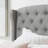 Linen Upholstered Wingback Headboard with Double Nailhead Trimming and Button Tufting for Bedroom-52575994-52575993