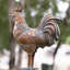 Statues de jardin d'extérieur en métal