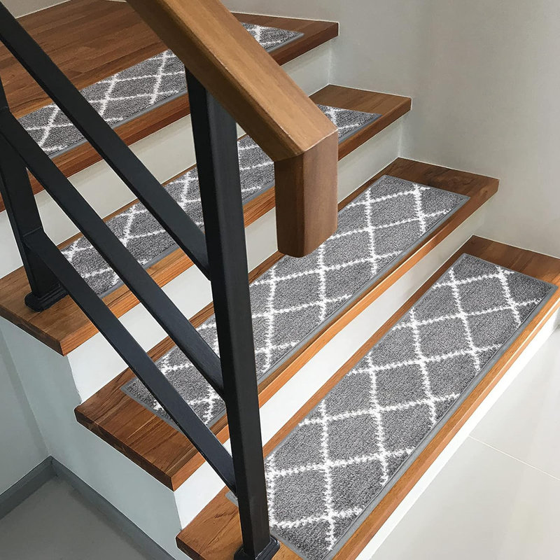Tapis d'escalier intérieur antidérapant Jahmiah