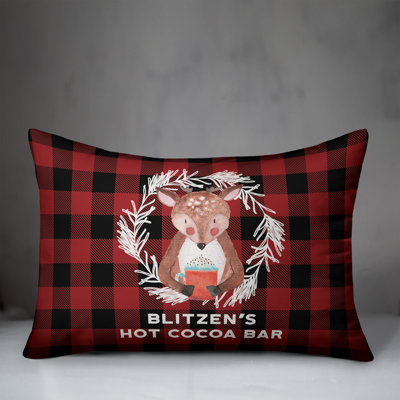 Plaid Reversible Throw Pillow