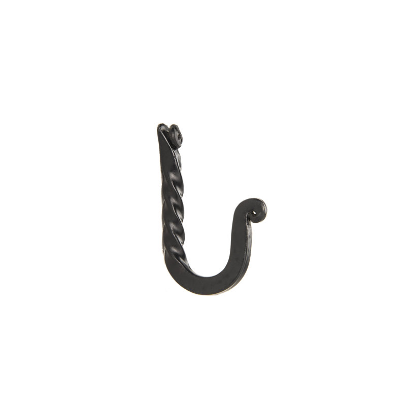 Hand Forged 2.5" Wrought Iron Hook