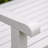 Schulter Wooden 2-Person Garden Bench for Backyard, Deck, Porch, White-709882126