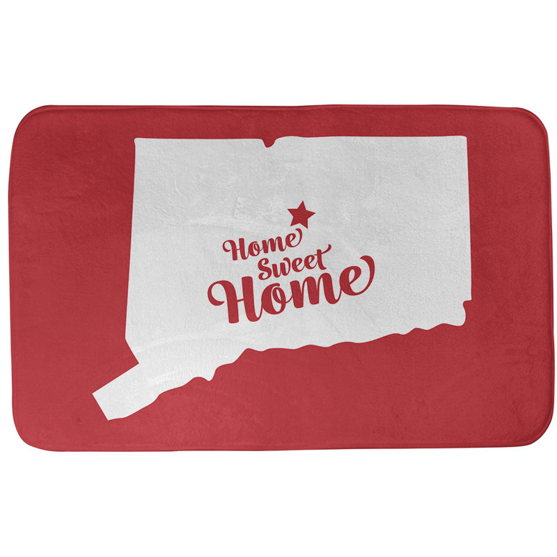 Tapis pour salle de bain allentown pennsylvanie, l 17 po x L 21 po, Rose, Hartford