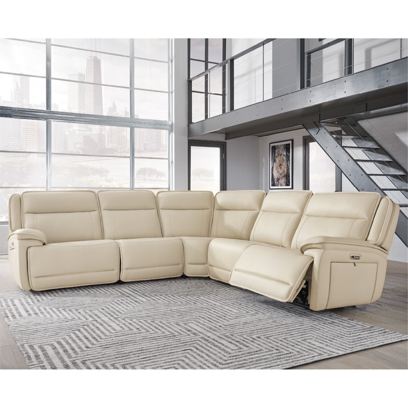 Canapé modulaire inclinable électrique 5 pièces Creeve