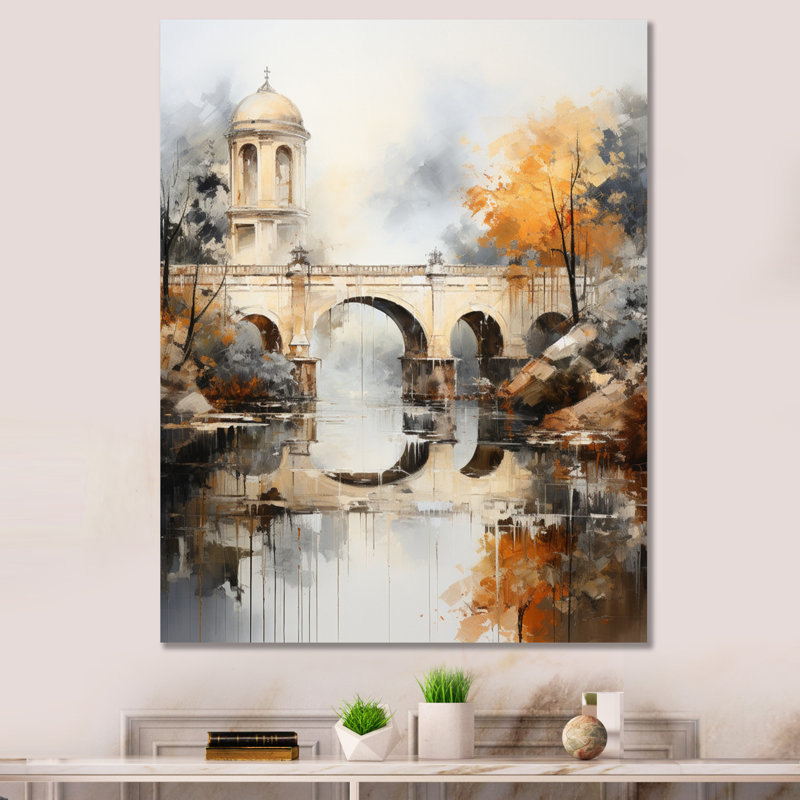Pont Yher de Yanire, H 44 po x l 34 po x P 1,5 po, Toile tendue