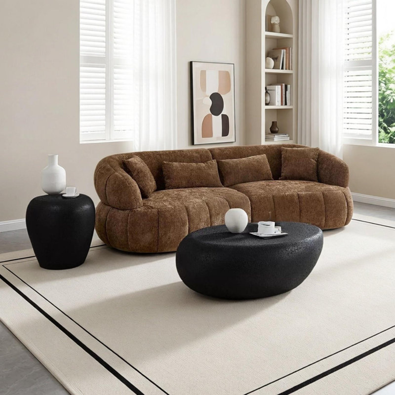 Ensembles de salon modernes comprenant une table basse et une table d'appoint