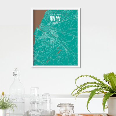 Hsinchu (chinois traditionnel), impression sur toile tendue