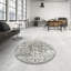 Tapis contemporain gris clair / ivoire Decastro-1114630699