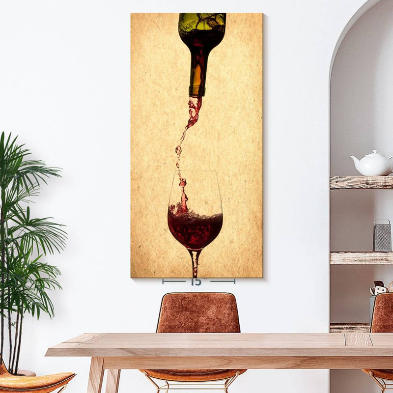 Pouring Wine Canvas Print, 54" H x 27" W x 1.25" D