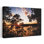 Saluda Bluff, coucher de soleil abstrait, paysage contemporain, art naturel