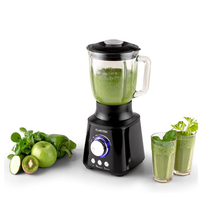 Klarstein Herakles 3 Speed 1500ml Countertop Blender, Black