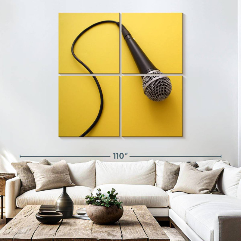 Abarca Wired Microphones, 74" H x 74" W