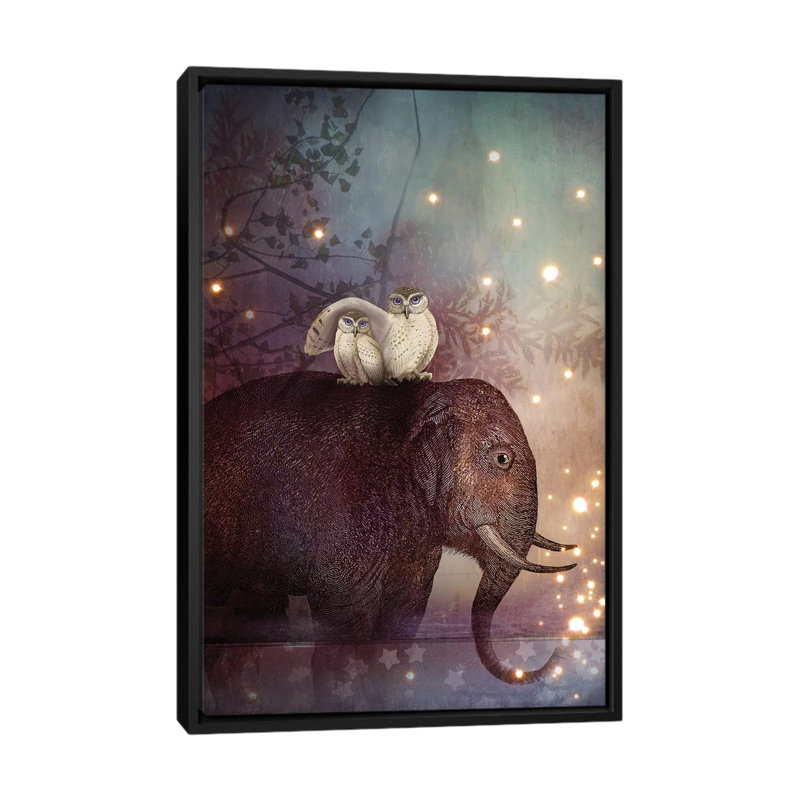 « through through the night » par catrin welz-stein, reproduction d’impression sur toile tendue, H 26 po x l 18 po x P 1,5 po