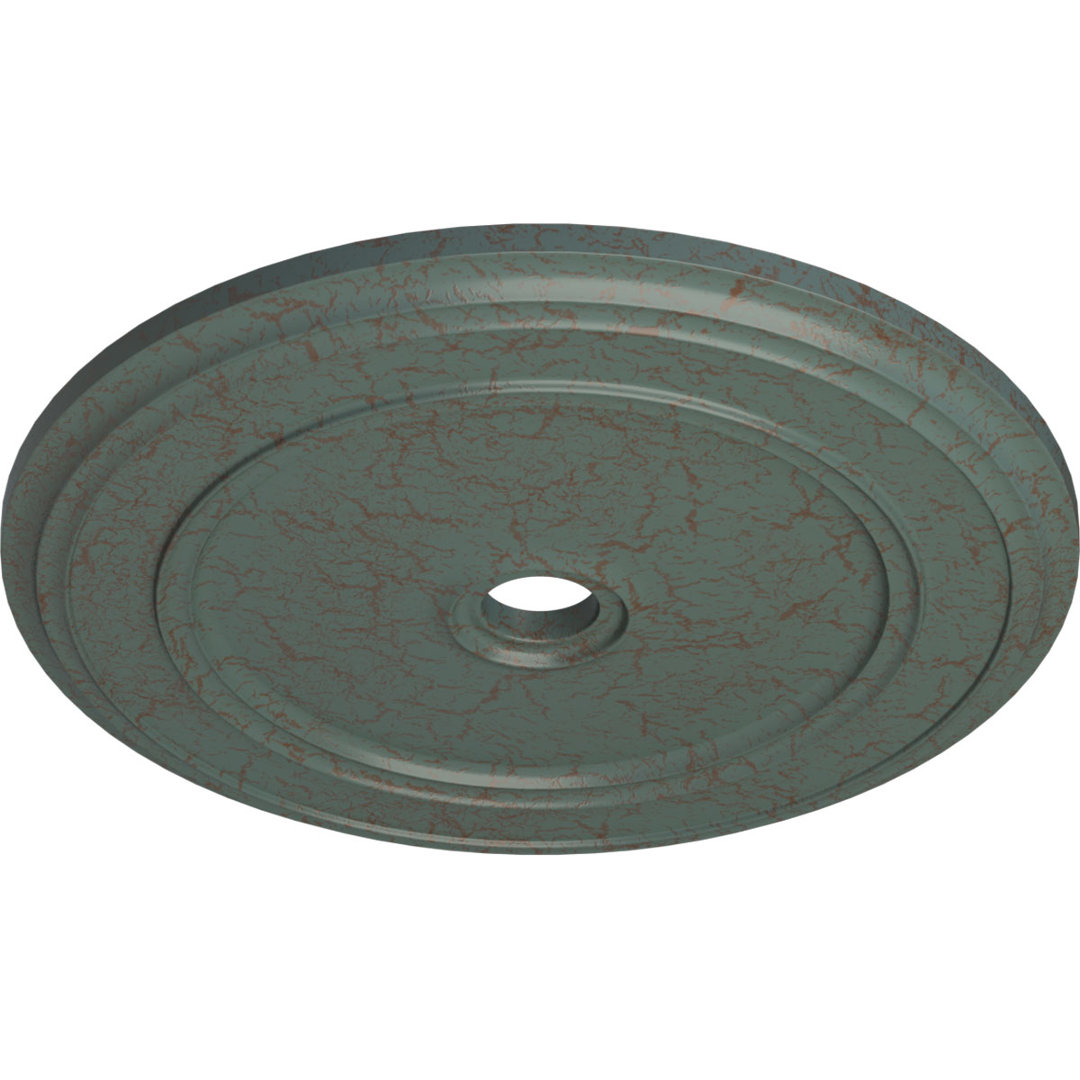 Endurathane Classic Ceiling Medallion, 41 1/8"OD x 4"ID x 2 1/8"P (Fits Canopies up to 5 1/2") Ekena Millwork 