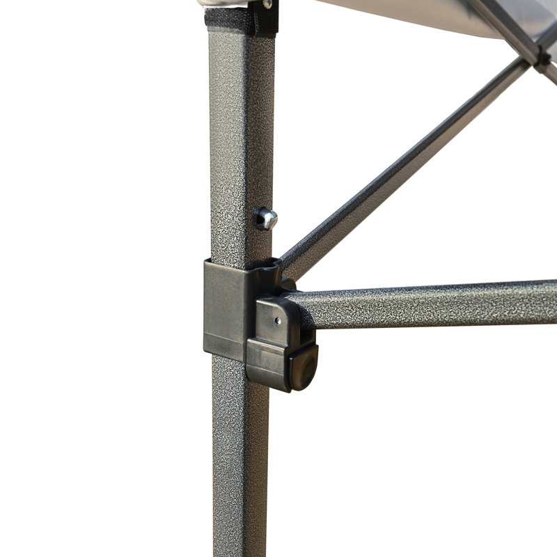 Tente à auvent escamotable Roomfitter avec 6 parois latérales, protection UV imperméable et sac à roulettes, réglable en hauteur