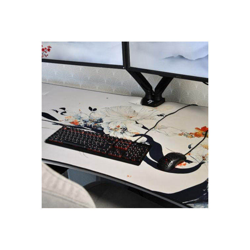  Tapis de souris à surface pleine, interchangeable, résistant à l'eau et lavable avec bords cousus Arena - D048