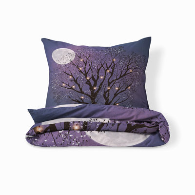 Ensemble de housse de couette et insert 5 pièces en microfibre multicolore