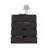 Wenge 4-drawer Dresser