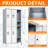 35.5 Inch Wide Metal Large Employee Locker with 6 Compartments-89222688