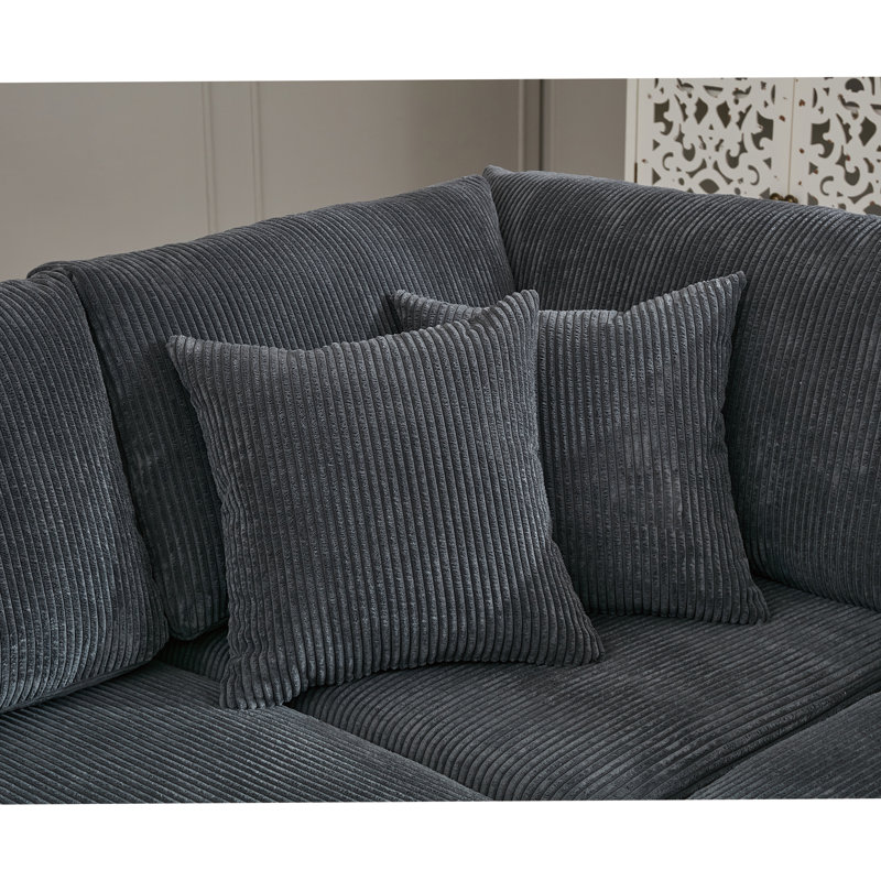 Comfortable Oversized Modular Sofa Set For Living Room, Stylish And Versatile, Gray