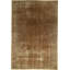 Hand Knotted Abstract Area Rug in Brown