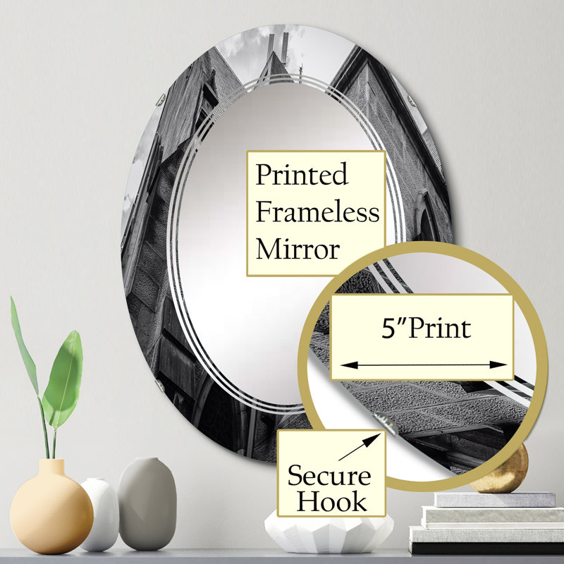 Oval Mirror, 30" x 20"