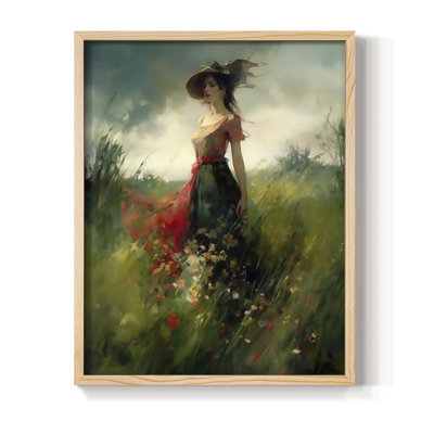 Reproduction encadrée WOMEN Series CECXIV - bois massif