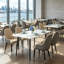 5 Piece Dining Table Set For 4, Modern 120cm Rectangle Marble Dining Table And Leather Dining Chairs 4, Kitchen Table And Chairs For 4, For Kitchen Dining Room-132790208-132790209
