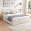 Lit plateforme tapissier Hayden