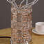 Lampe de table en forme de fleur en aluminium