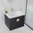 Nargis 23.8 " W Free Standing Wall Mounted 1 Single Vanity Bathroom Vanity With Ceramic Top