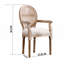 Chaise de salle à manger rembourrée French Vintage