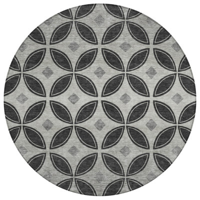Machine Washable Indoor/Outdoor Chantille ACN2423 Geometric Rug