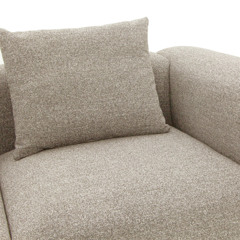 3 Seater Sofa & Chaise, Beige
