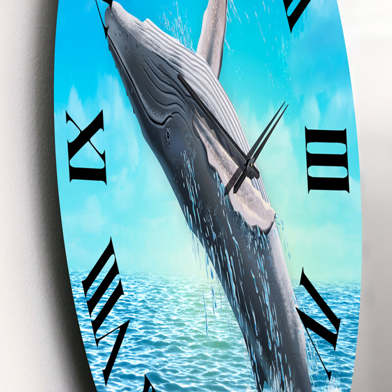 Baleine à bosse - Horloge murale, Petit