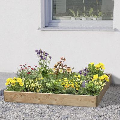 Isabeau Raised Bed 120 x 120cm, Height 15cm