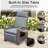 Recliner Patio Chair with Cushions-1407145582