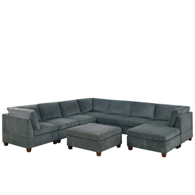 Gautieri Upholstered U-Shaped Sectional Symmetrical