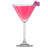 JoyJolt Olivia Martini Glasses, 8.4oz