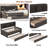 Wooden Daybed With Built-in Bookshelves, Three Storage Drawers And Trundle-1496711617