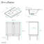 Meuble-lavabo autoportant 24 po Classe Golden-92284217