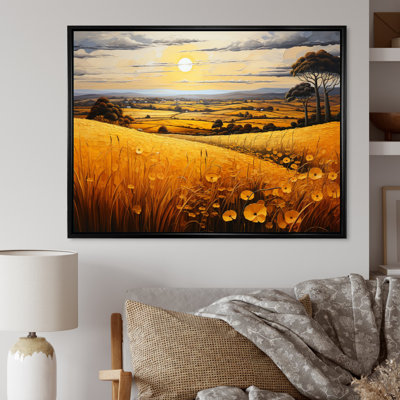 " Countryside Rustling Wheat Field III "