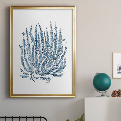 «Summer Herb Garden Sketches III», reproduction encadrée de qualité supérieure - prête à être accrochée